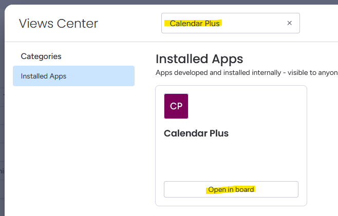 Click to view full size Screenshot showing how to open in board (click to view full size)